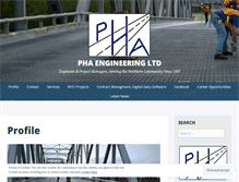 Tablet Screenshot of pha-engineering.com